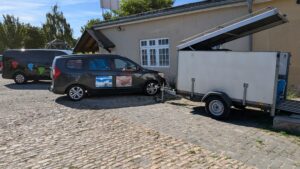 Transportkapazität mit Dacia Lodgy und Anhänger