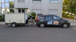Dacia Lodgy mit Kastenanhänger
